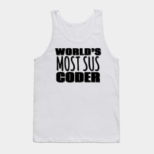 World's Most Sus Coder Tank Top